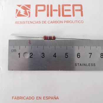 1 X 1/2W 2,7M 2.7M 2M7 5% 1970s VINTAGE PIHER RESISTOR. NOS. C1795U10F200121