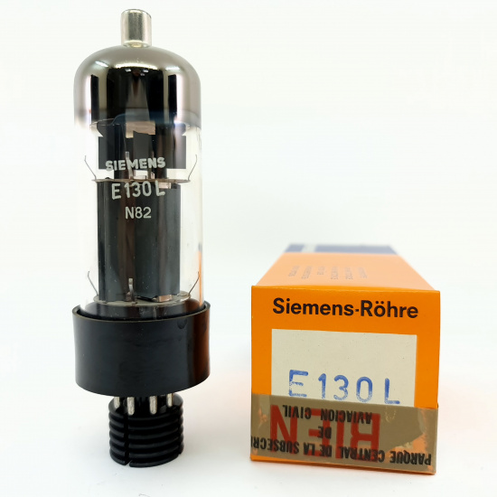 1 X E130L SIEMENS TUBE. 1970s PROD. DUAL GETTER. CE815/816