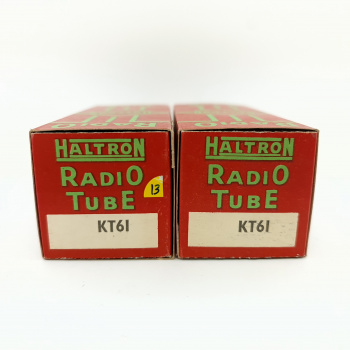 2 X KT61 HALTRON TUBE....
