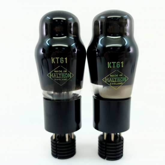 2 X KT61 HALTRON TUBE. 1950s BRIMAR...