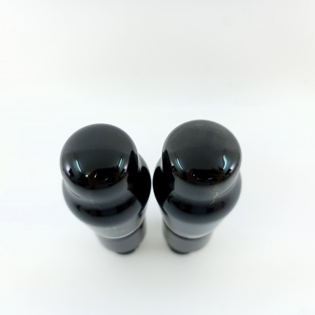 2 X KT61 HALTRON TUBE. 1950s BRIMAR PROD. BLACK PLATES. 13. CB401