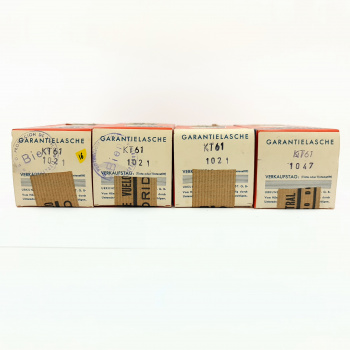 4 X KT61 RSD TUBE. 1950s...
