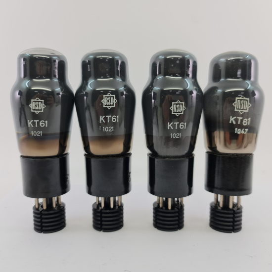 4 X KT61 RSD TUBE. 1950s MWT PROD....
