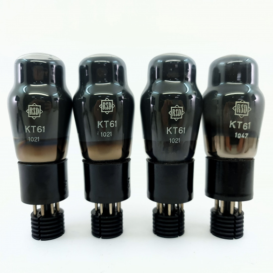 4 X KT61 RSD TUBE. 1950s MWT PROD....