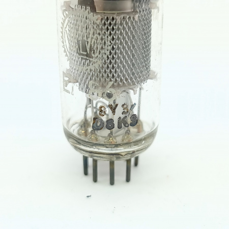 1 X EF86 VALVO TUBE. 1960s PROD. MESH PLATE. 17. CB401