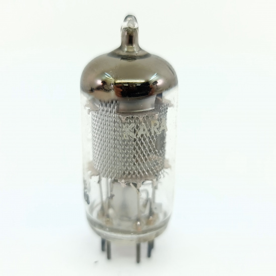 1 X EF86 VALVO TUBE. 1960s PROD. MESH...