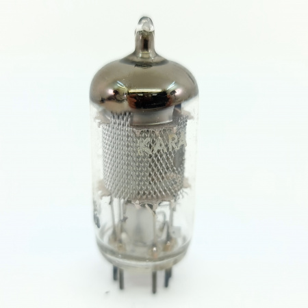 1 X EF86 VALVO TUBE. 1960s PROD. MESH PLATE. 17. CB401