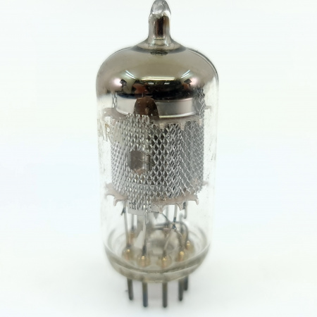 1 X EF86 VALVO TUBE. 1960s PROD. MESH PLATE. 17. CB401