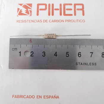 1 X 1/2W 6,8K 6.8K 6K8 10% 1960s VINTAGE PIHER RESISTOR. NOS. C1795U2F200121