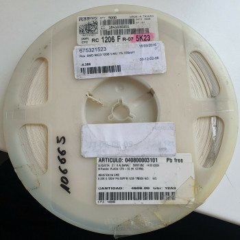 10 x 5.23K 1/4W 1% 100PPM SMD YAGEO RESISTOR. (R313) CA394U4300F200721