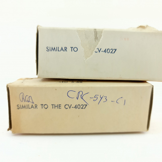 2 X JAN 5Y3WGTA SYLVANIA TUBE. 1968...
