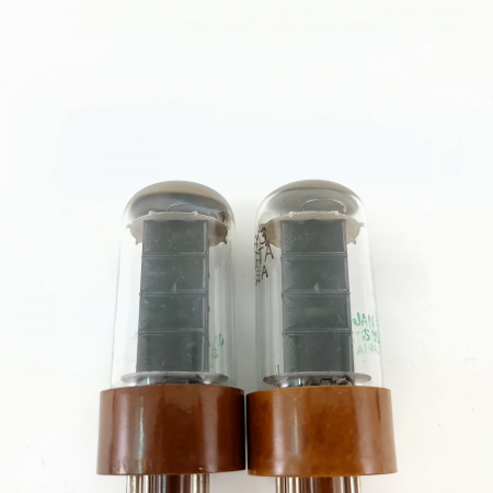 2 X JAN 5Y3WGTA SYLVANIA TUBE. 1968 PROD. BLACK PLATES. MATCHED PAIR. 28. CB401