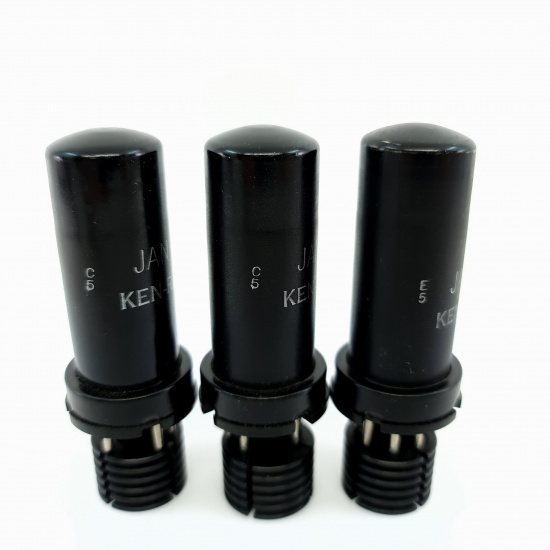 3 X JAN CKR 6F6 / VT66 KEN-RAD TUBE....
