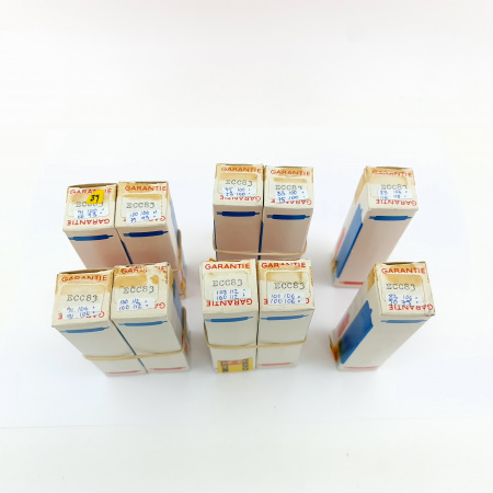 10 X ECC83 KUNDAN TUBE. 1960s PROD. FOUR MATCHED PAIRS & TWO UNITS. 39. CB401