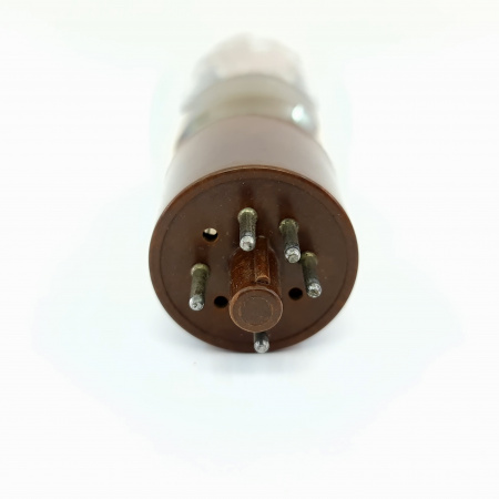 1 X 5R4GY NATIONAL TUBE. 1950s PROD. BLACK PLATES. RECTANGULAR GETTER. 43.CB401