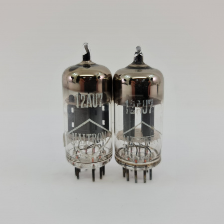 2 X 12AU7 / ECC82 HALTRON TUBE. 1960s PROD. PAIR. 48. CB401