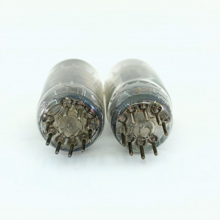 2 X ECC83 GENERAL ELECTRIC TUBE. 1960s PROD. D-GETTER. USED. 49. CB401