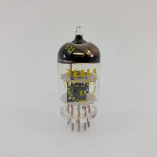 1 X ECC83 TESLA TUBE. 1960s PROD....