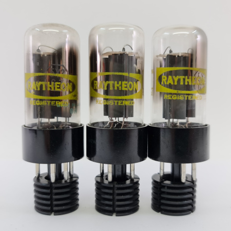 3 X 5Y3GT RAYTHEON TUBE. 1970s JAPAN PROD. DUAL GETTER. 53. CB401