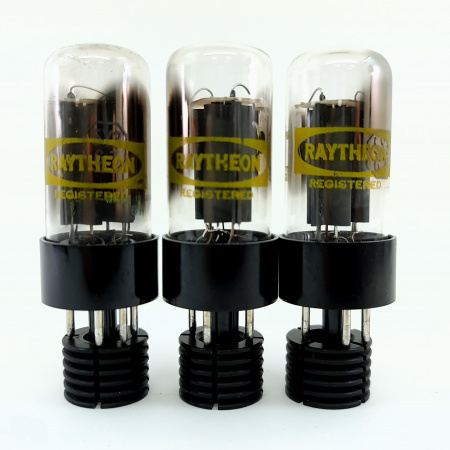 3 X 5Y3GT RAYTHEON TUBE. 1970s JAPAN PROD. DUAL GETTER. 53. CB401
