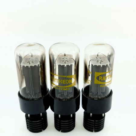 3 X 5Y3GT RAYTHEON TUBE. 1970s JAPAN PROD. DUAL GETTER. 53. CB401