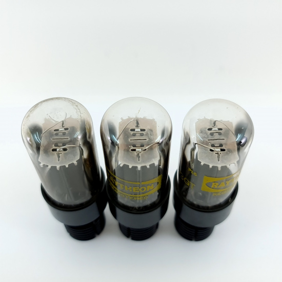 3 X 5Y3GT RAYTHEON TUBE. 1970s JAPAN...
