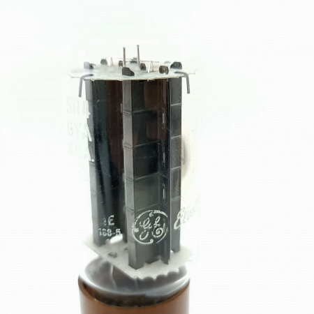 1 X 5R4GYA GENERAL ELECTRIC TUBE. 1970s PROD. BLACK PLATES. 57. CB401