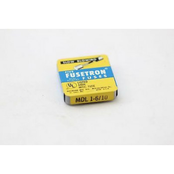 MDL1-6/10A 125V FUSETRON SLOW-ACTING GLASS FUSE NOS 5PC. EST1U280F271016 2