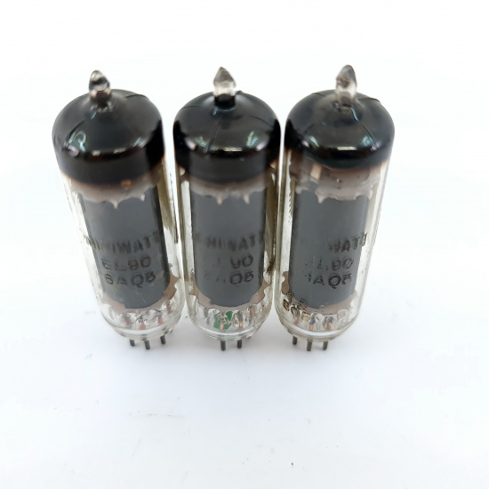 3 X 6AQ5 / EL90 MINIWATT TUBE. 1950s...