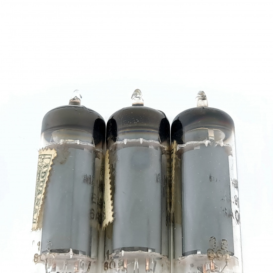 3 X 6AQ5 / EL90 MINIWATT TUBE. 1950s...