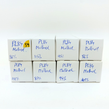 8 X PL84 MULLARD TUBE....