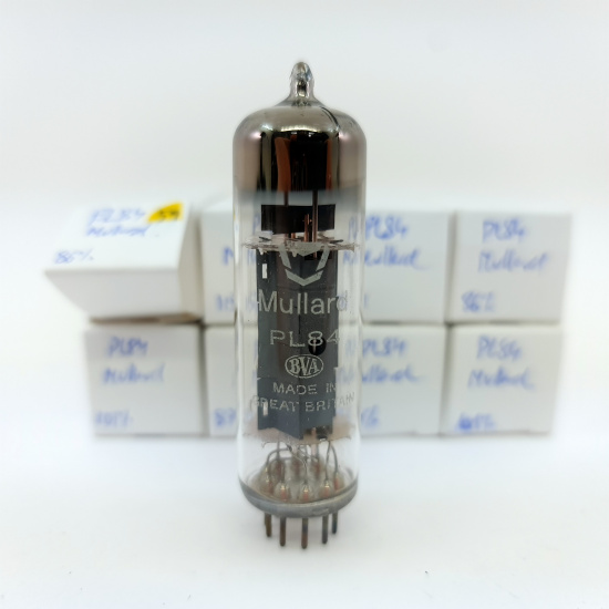 8 X PL84 MULLARD TUBE. 1960s PROD....