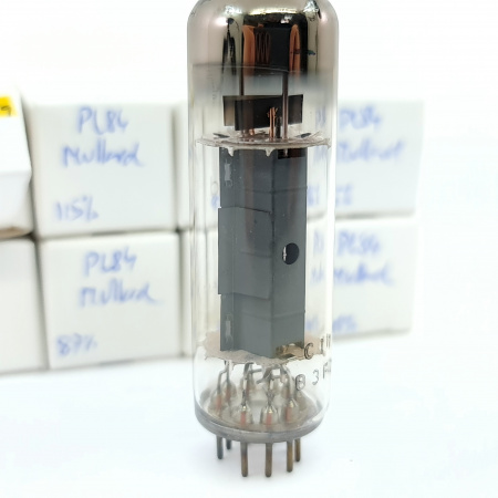 8 X PL84 MULLARD TUBE. 1960s PROD. B-CODES. COPPER RODS. 59. CB401