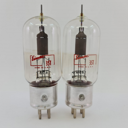 2 X JAN 35T EIMAC TUBE. 1950s PROD. 9. CB403