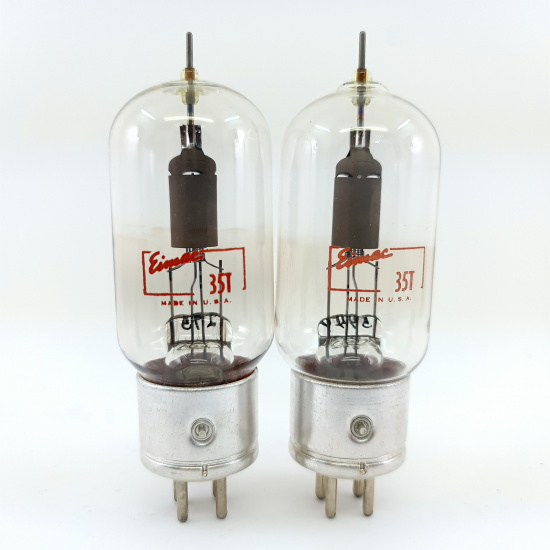 2 X JAN 35T EIMAC TUBE. 1950s PROD....