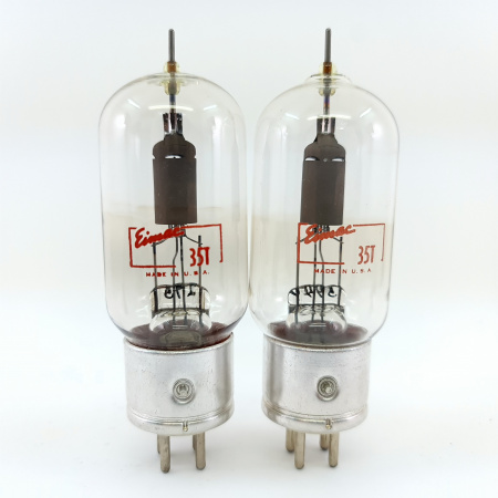 2 X JAN 35T EIMAC TUBE. 1950s PROD. 9. CB403