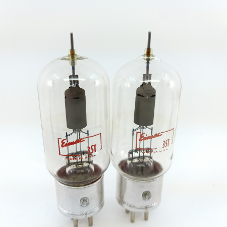 2 X JAN 35T EIMAC TUBE. 1950s PROD. 9. CB403