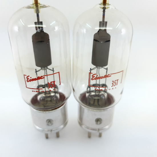 2 X JAN 35T EIMAC TUBE. 1950s PROD....