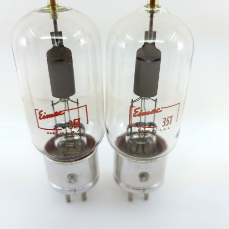 2 X JAN 35T EIMAC TUBE. 1950s PROD. 9. CB403