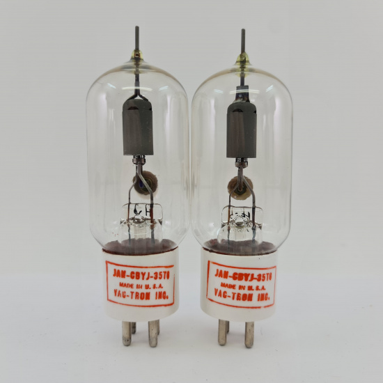 2 X JAN CBYJ 35TG VAC-TRON TUBE....
