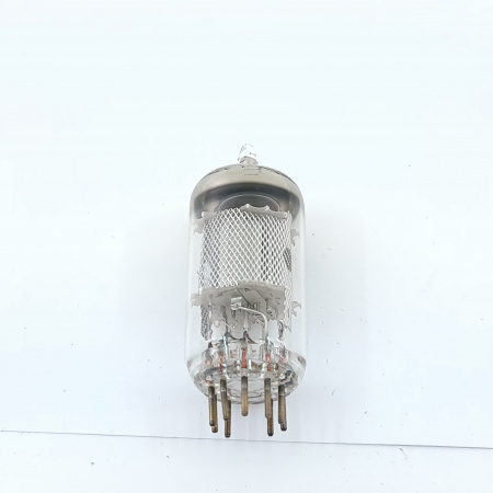 1 X PF86 MINIWATT TUBE. 1960s PHILIPS PROD. MESH PLATE. 2. CB404