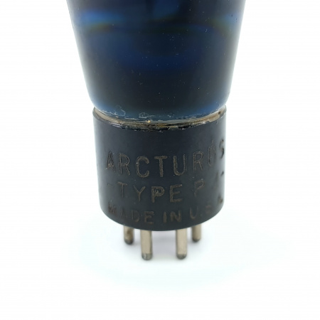 1 X PZ ARCTURUS TUBE. 1950s PROD. BLACK PLATES. USED. 8. CB404