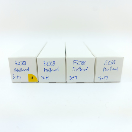 4 X EC88 MULLARD TUBE. 1960s PROD. 3 MICA. 11. CB404