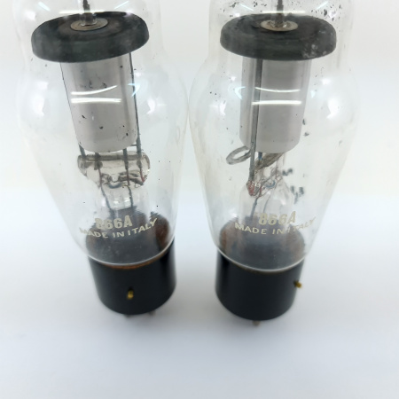 2 X 866A UNITED ELECTRON TUBE. 1970s ITALIAN PROD. PAIR. 13. CB403