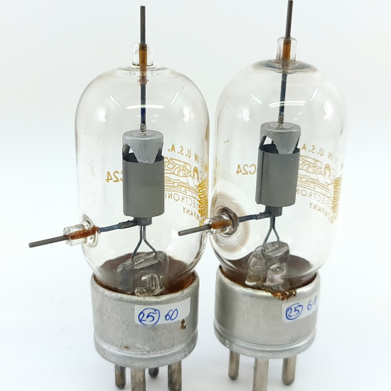 2 X 3C24 UNITED ELECTRONICS TUBE....