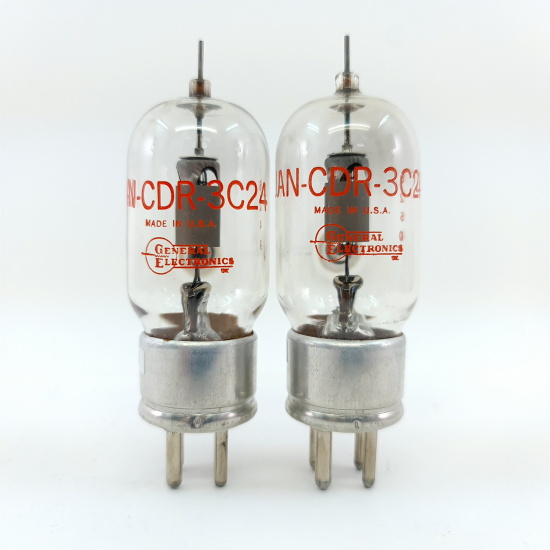 2 X JAN CDR 3C24 GENERAL ELECTRONICS...