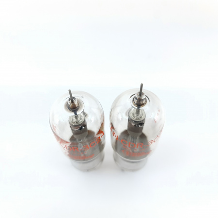 2 X JAN CDR 3C24 GENERAL ELECTRONICS TUBE. 1960s PROD. MATCHED PAIR. 16. CB404