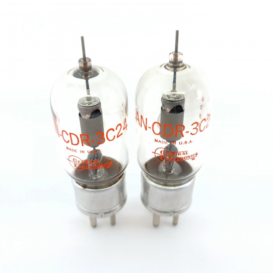 2 X JAN CDR 3C24 GENERAL ELECTRONICS...