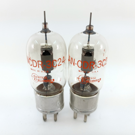 2 X JAN 3C24 GENERAL ELECTRONICS...