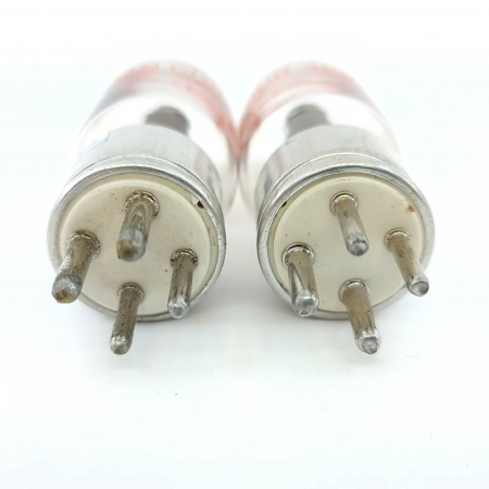 2 X JAN 3C24 GENERAL ELECTRONICS TUBE. 1960s PROD. MATCHED PAIR. 14. CB403